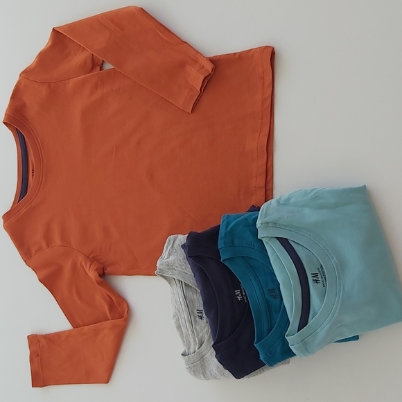 H&M Other - H&M 5-pack Cotton Long Sleeve Shirts